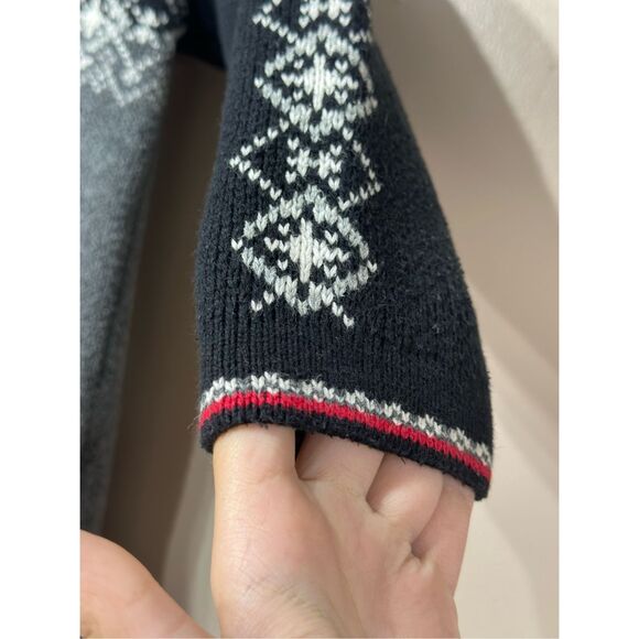 Hanna Andersson Fair Isle Holiday Nordic Sweater Little Boy's Size 6/7 - Picture 3 of 11